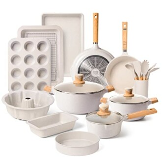 VONIKI Granite Cookware Set