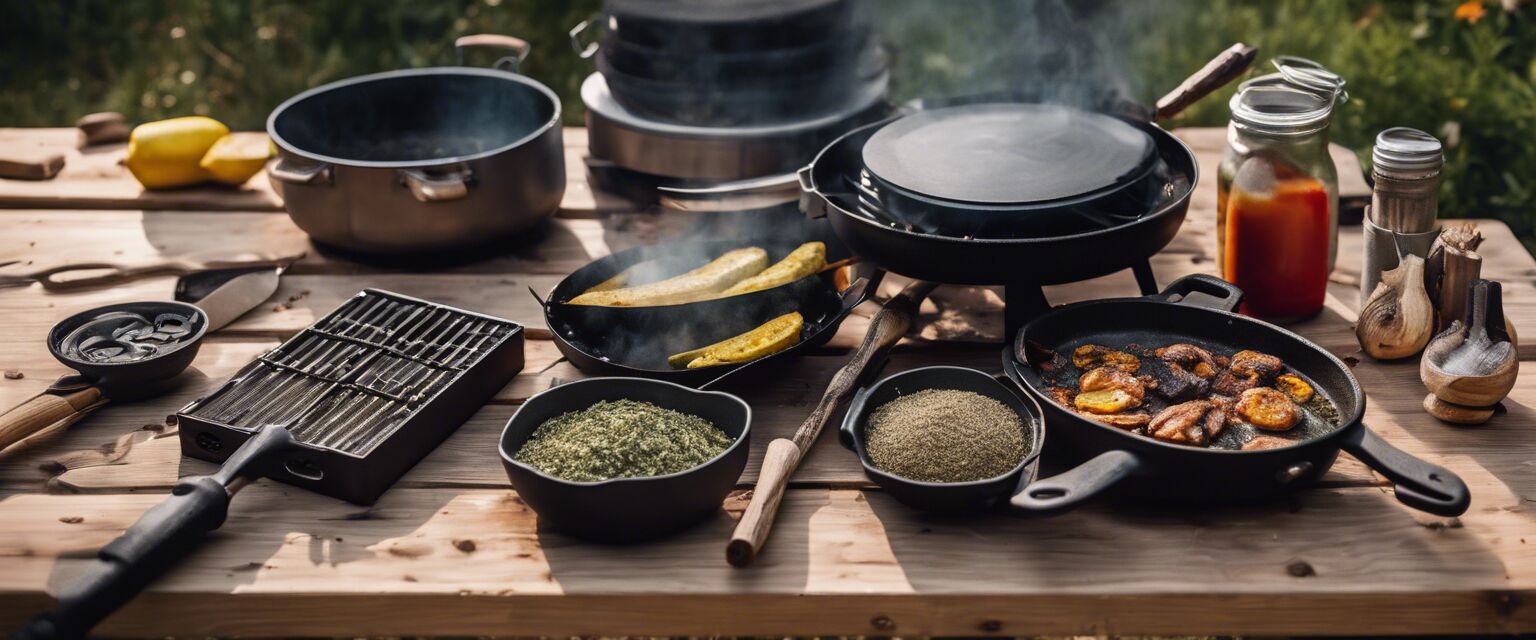 Outdoor cooking tools