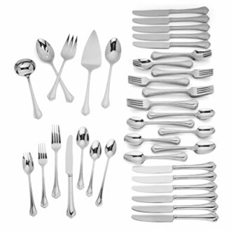 Lenox Alcott 89-Piece Flatware Set