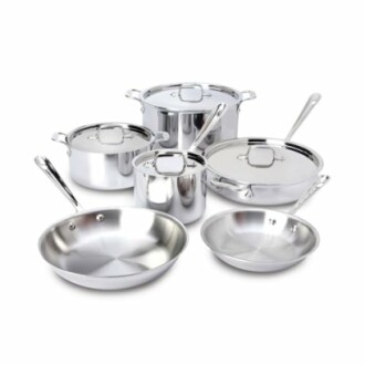 All-Clad D3 3-Ply Stainless Steel Cookware Set