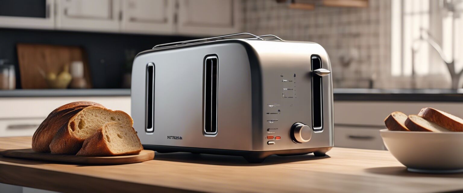 Toaster with bread